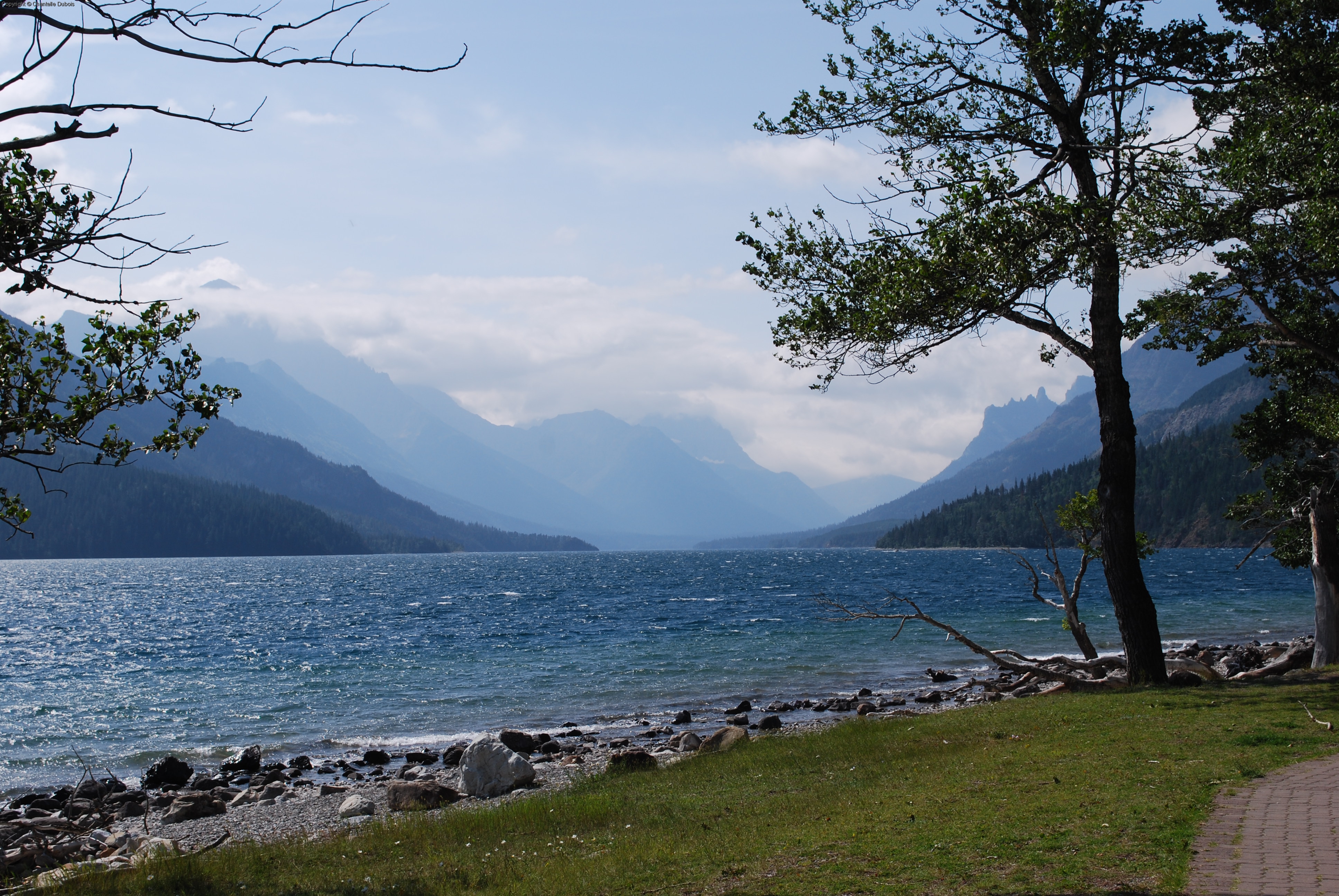 Walking Along the Lake