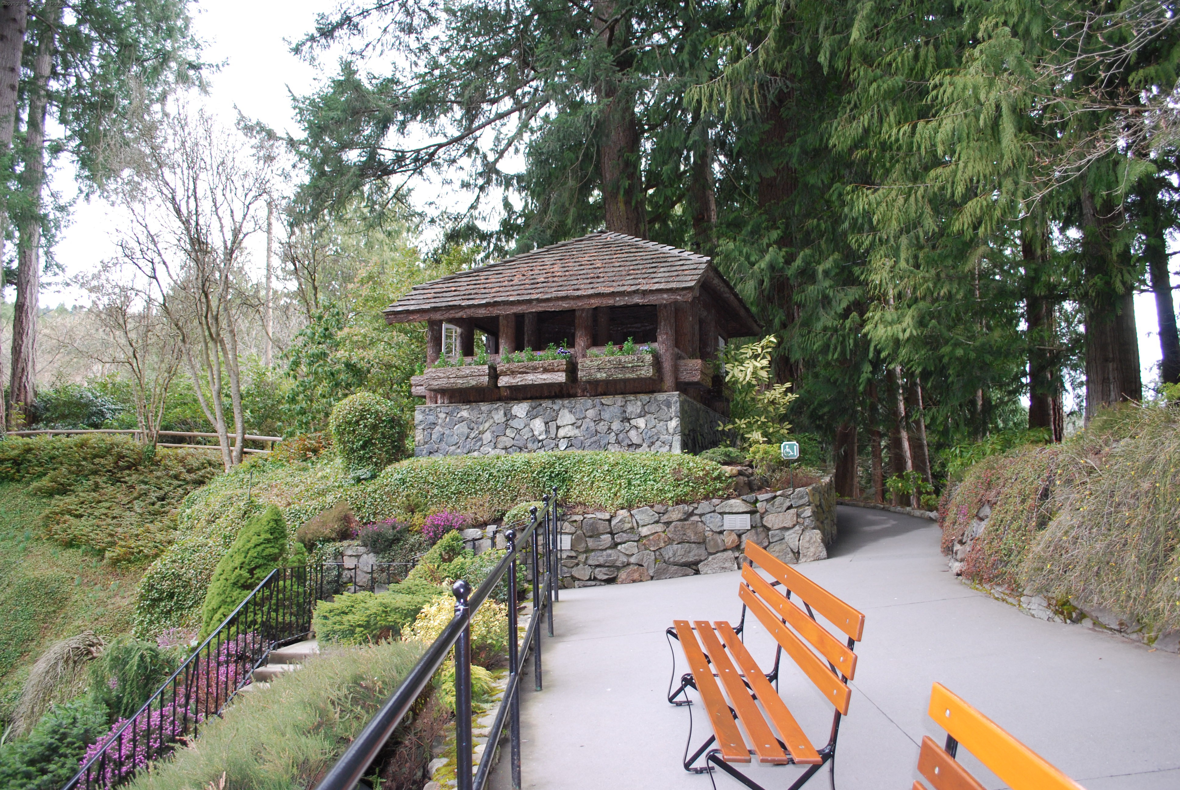 Gazebo Overlooking Sunken Garden